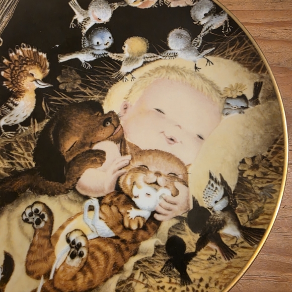 1973 Christmas Plate West Germany - Juan Ferrandiz ANRI 8" - Picture 6 of 9